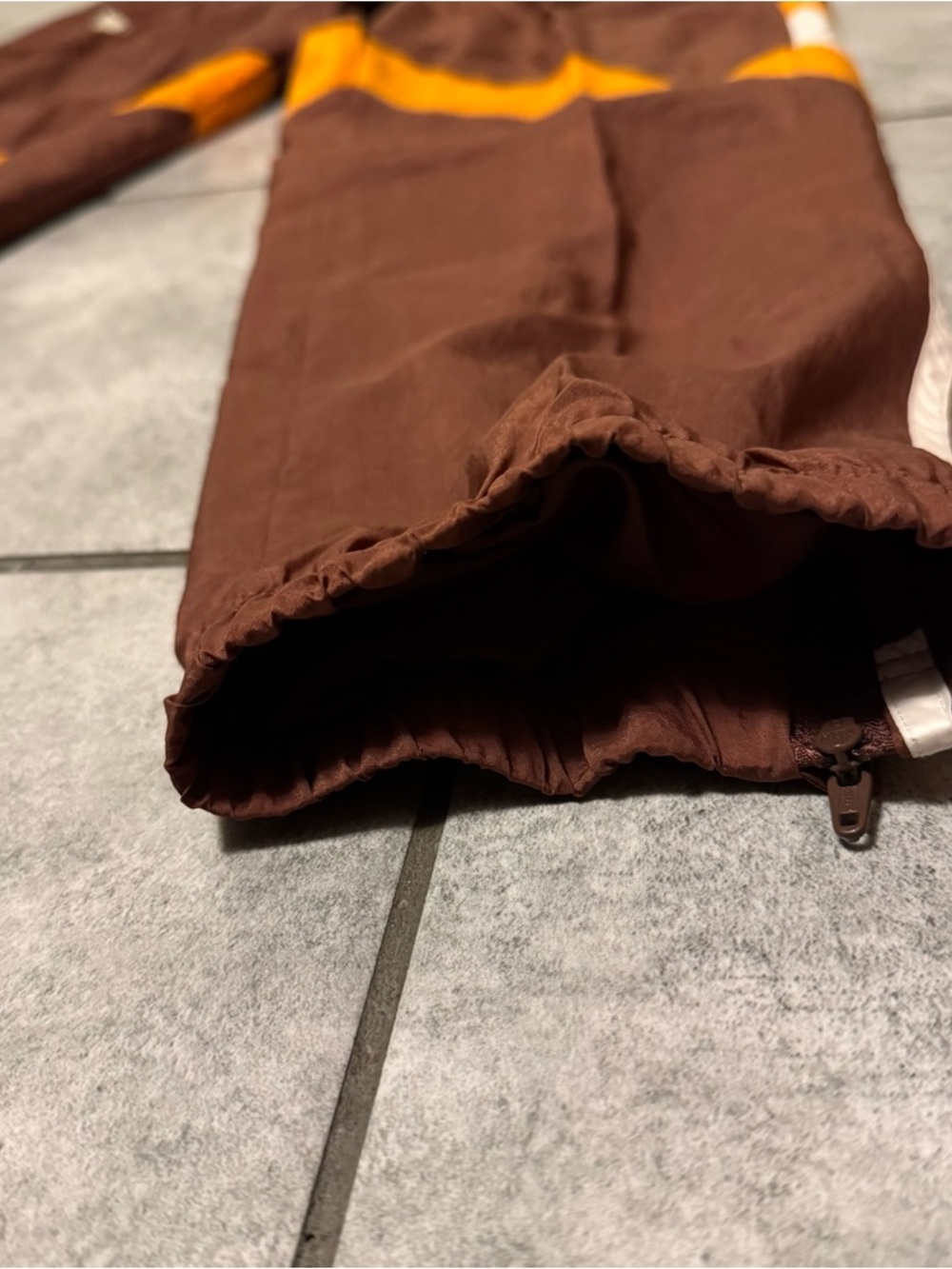 Men's XL D.C. United adidas Originals Brown Culturewear Collection Track Pants - Picture 2 of 7
